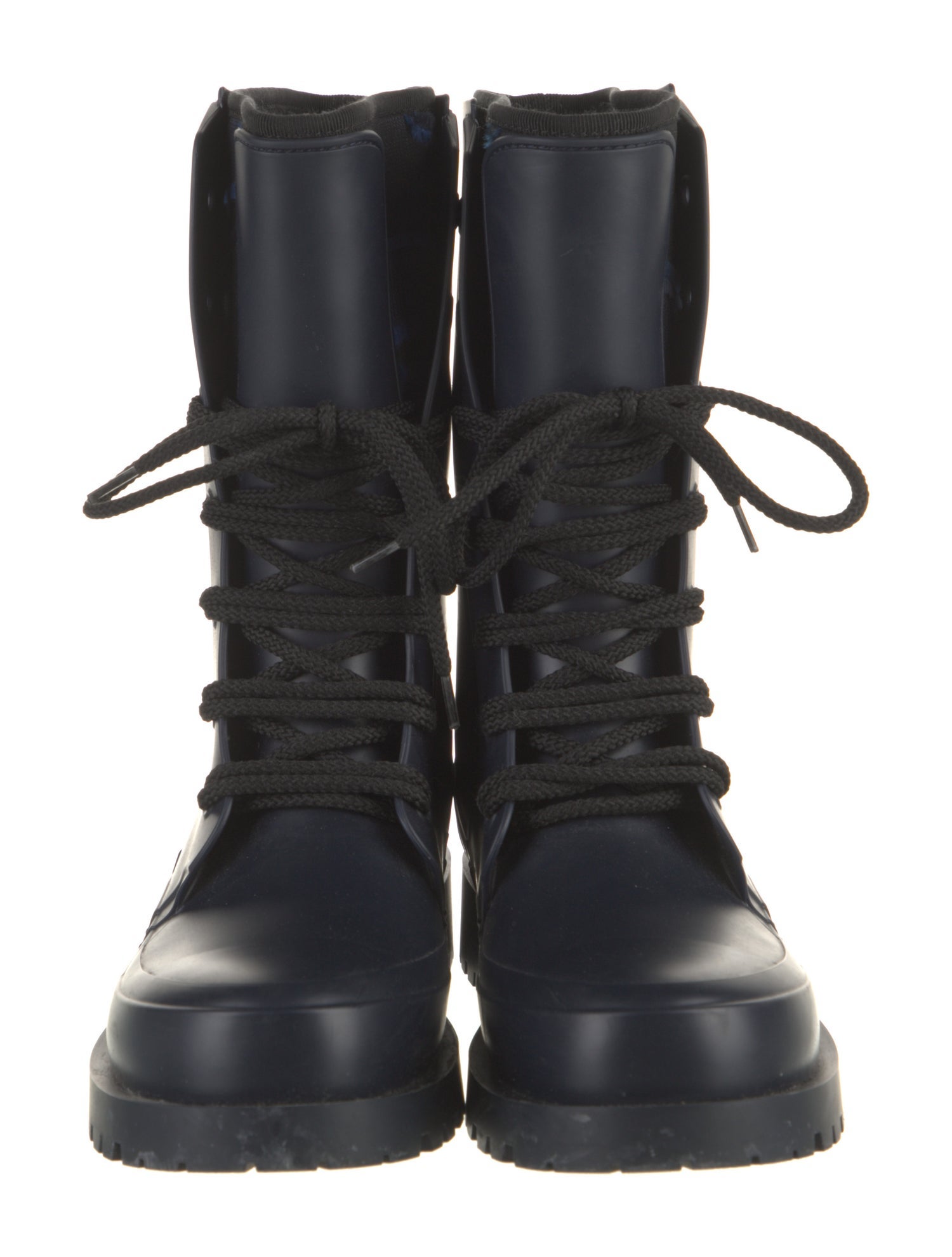 Christian Dior Bee Accent Rubber Rain Boots